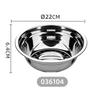 22cm Stainless Steel Basin