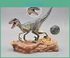 High Quality Jurassic World 2 Fallen Kingdom Figure Blue Velociraptor Dinosaur With Display Base