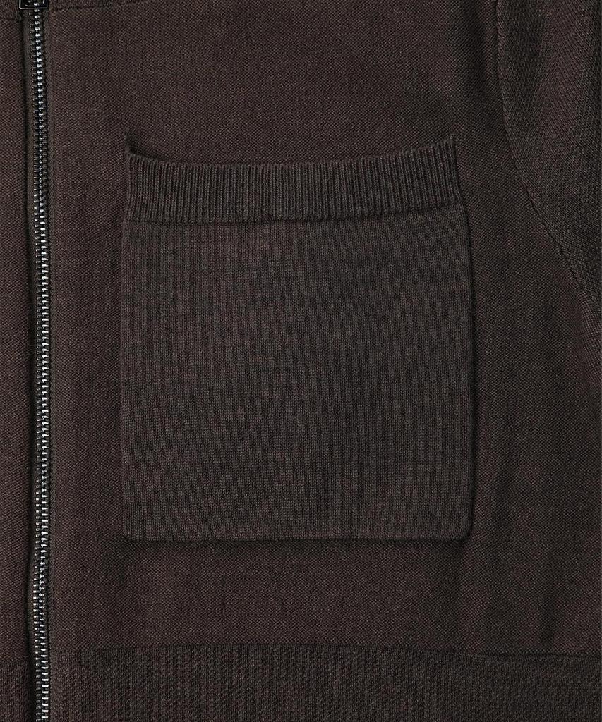 Panicale Cotton Zip-Up Knit Cardigan 4 Colors