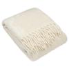 Hoem Meta Jacquard Tassel Throw