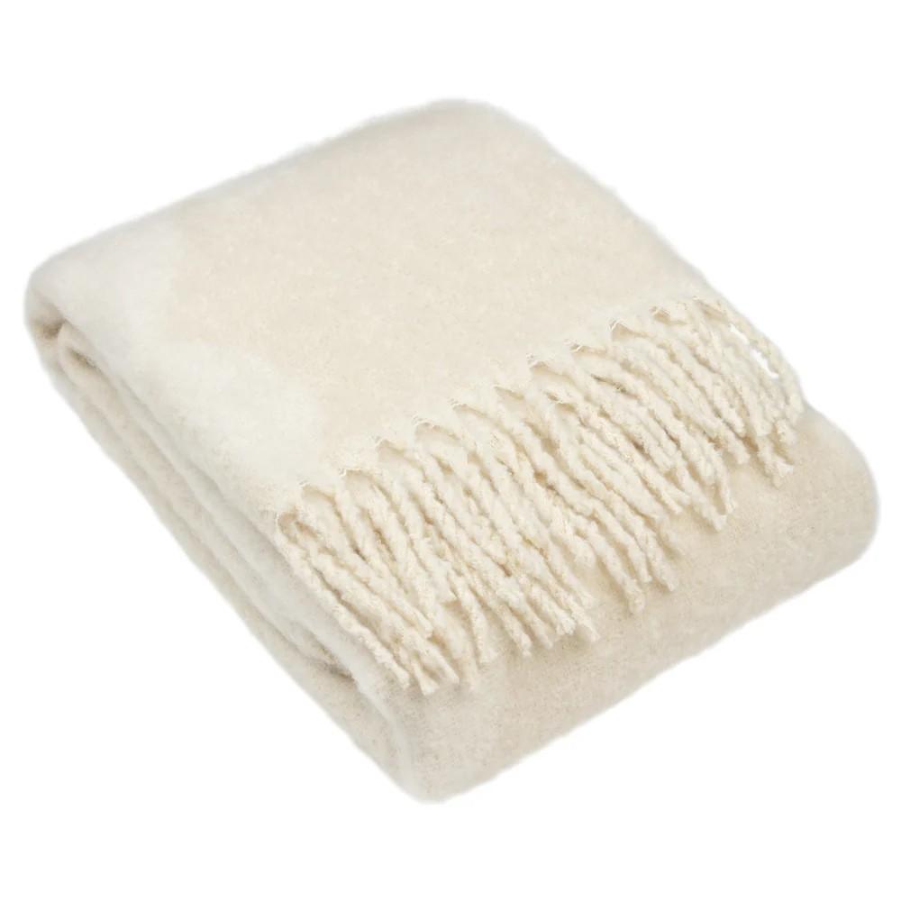 Hoem Meta Jacquard Tassel Throw