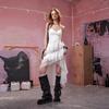 UNIFREE Lace Strap A-Line Dress