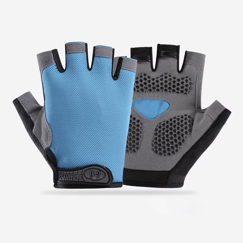 Weightlifti Gym Gloves Fitness Training Fingerless Men Women Bodybuilding Exercise Sports Gloves Cycling Anti Slip Breathable