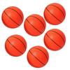 6 Adet 12cm Küçük Basketbol Pompalı Mini Çocuk Şişme Basketbol Topları Çocuk İç Mekan Dış Mekan Spor Oyuncak Basketbol Eğlence