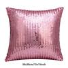 1pcs Glitter Bling Sequin Pillow Covers Solid Color Luxurious Fashion Square Cushion Cases Throw Pillowcase For Wedding Party
