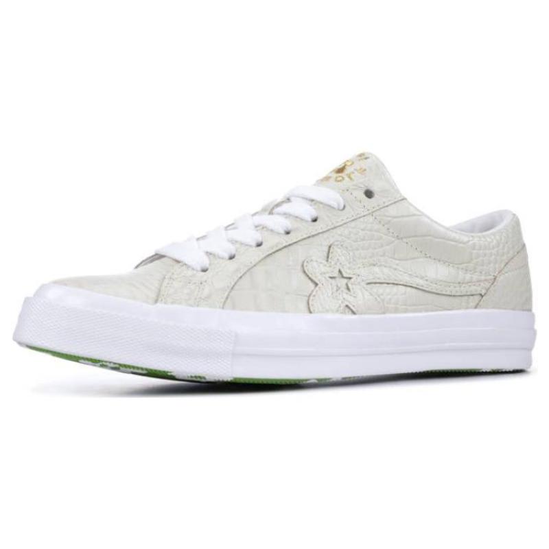 Converse One Star Ox Golf Le Fleur Faux Non-Slip Lightweight Low-Top Plank Shoes Unisex Grey