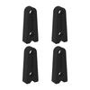 4pcs Car Door Lock Sound Deadener Damper Buffer High-Elasticity Silicone Door Latch