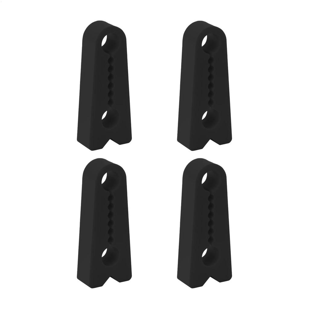4pcs Car Door Lock Sound Deadener Damper Buffer High-Elasticity Silicone Door Latch