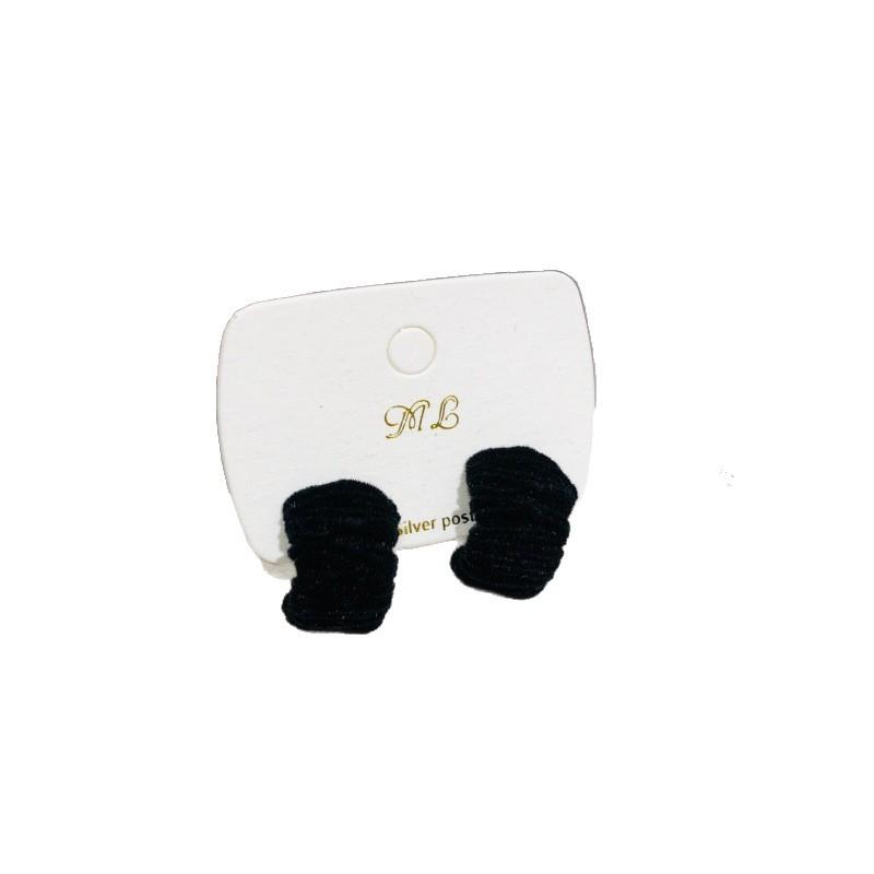 Herbst- und Winter-Falten-Samt-Ohrringe für Damen, Beliebter Neuer Stil, Einfaches und Nischen-Design, Hochwertiges Temperament, Ohrringe und Accessoires