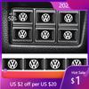 New Hot 2025 New 10pcs New 3D Epoxy Car Stickers Small Drop Glue Decals For Volkswagen VW Scirocco Jetta Beetle Golf Passat C