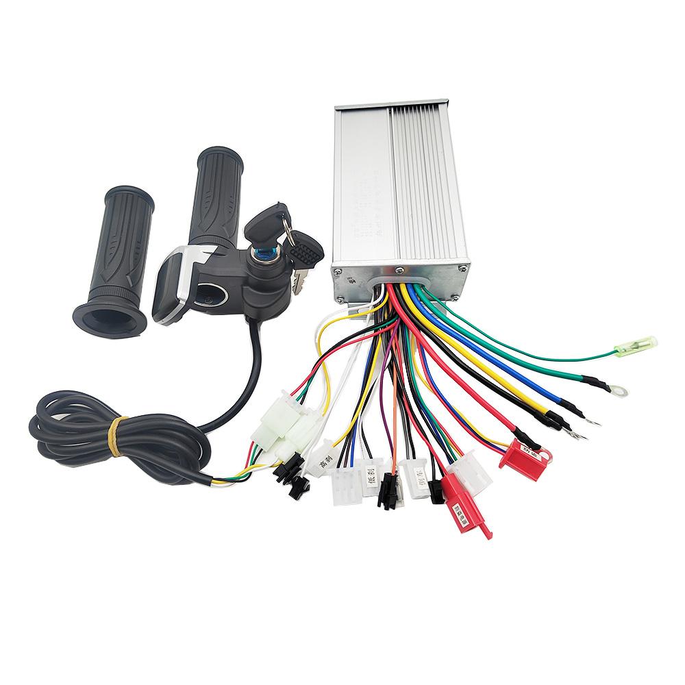 Electric Bicycle/Bike Scooter Dual Mode Brushless Controller 36V 48V 500W Throttle kit Throttles 2