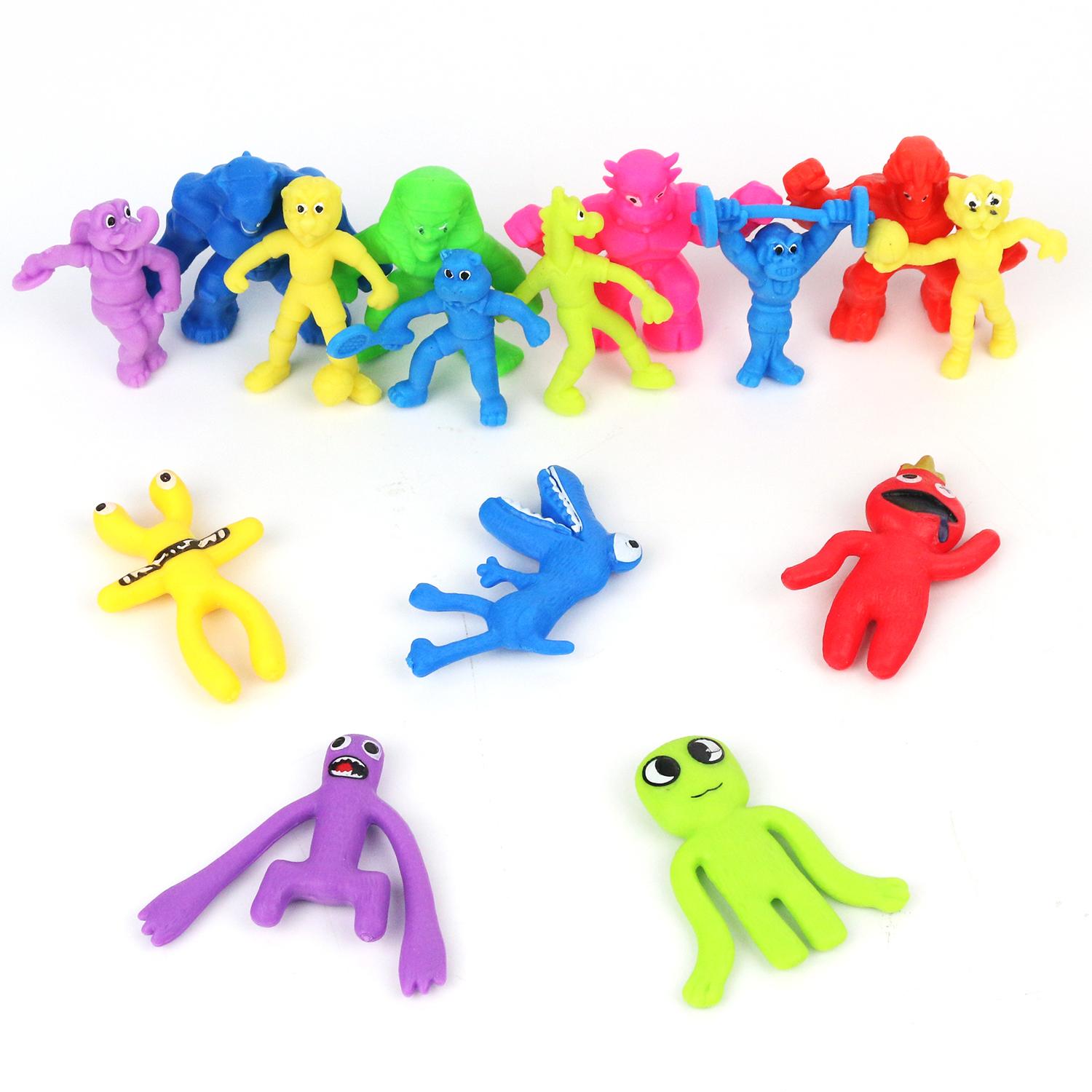 Bai Fen Bai Toys Elegantnew Unique Tpr Monster Stretching Pinch Music Creative Diy Assembly Stress Relief Toy Colors And Styles Random