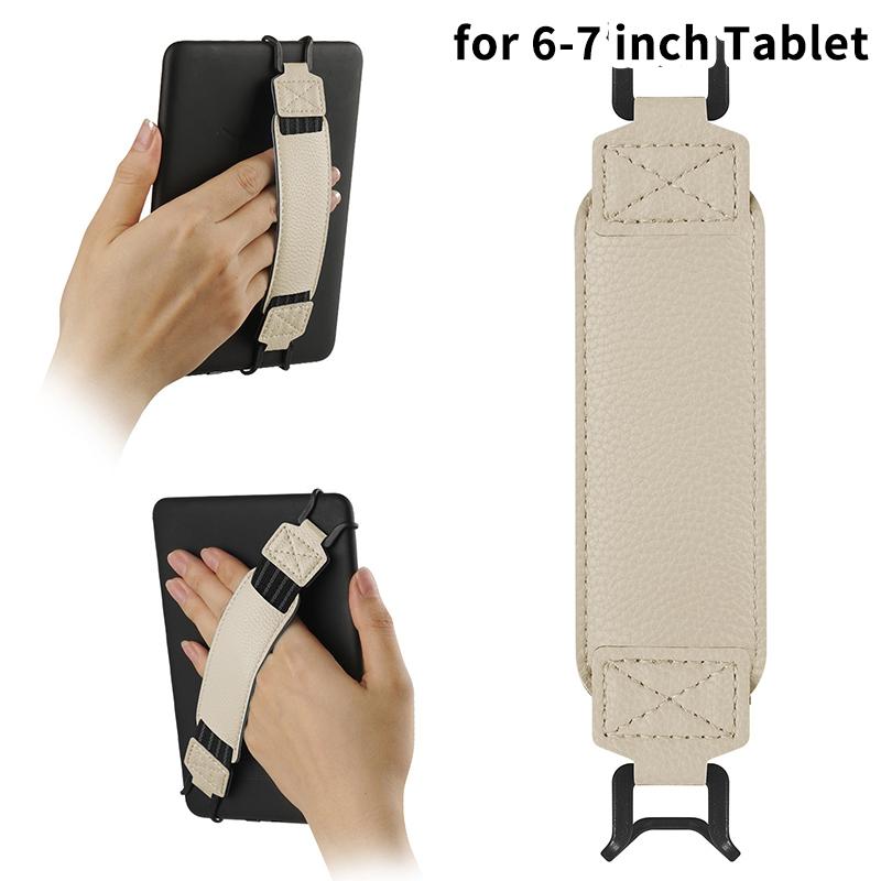 Leather Hand Strap For 6-11" Tablet Stand Handle Grip Security For IPad Xiaomi Samsung For Kindle Kobo Voyaga EReaders Holder