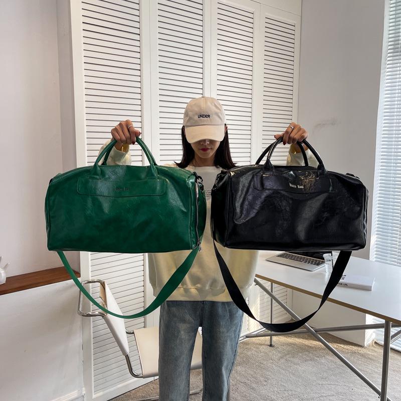 

Large Capacity Travel Storage Bag: Wet/Dry Separation, Unisex Short-Distance Handbag & Gym Bag зелёный