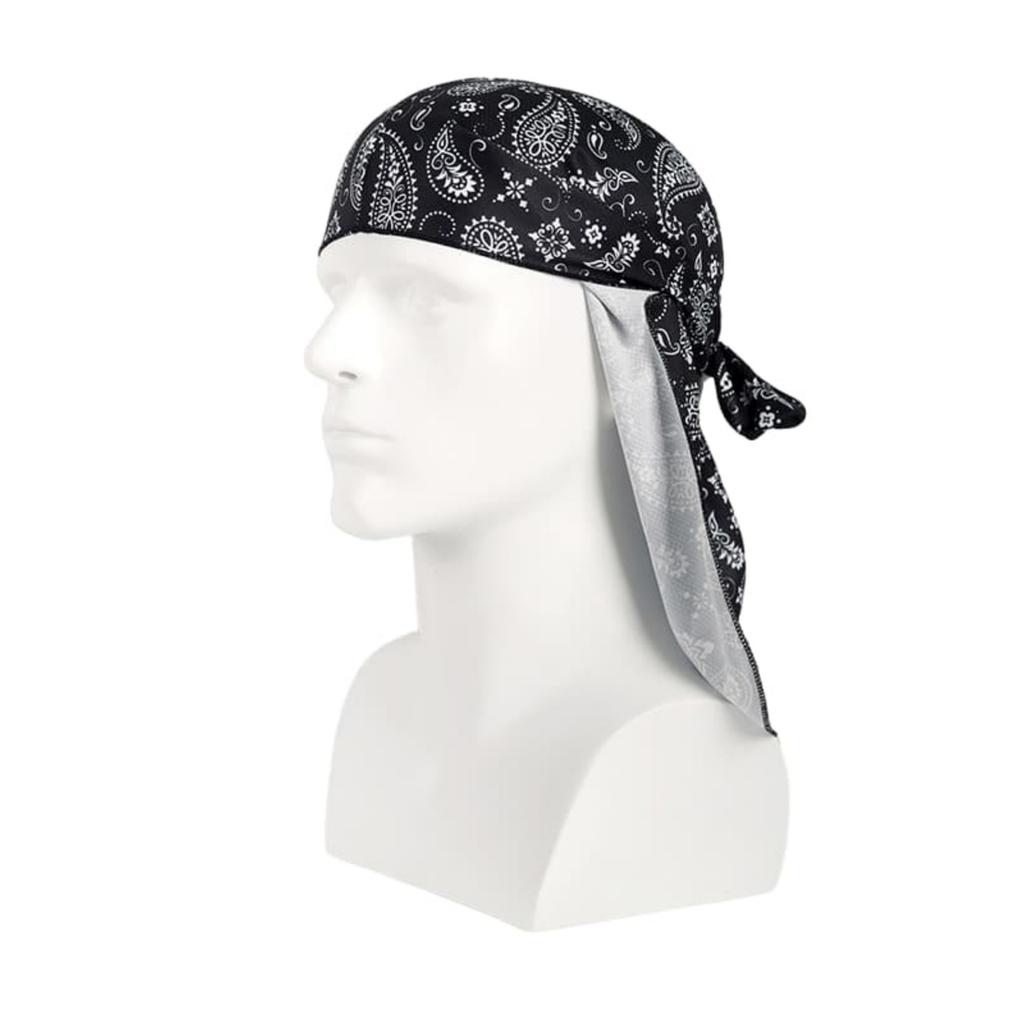 Unisex Sommer Atmungsaktiver Pullover Sonnenschutzmütze Blumenmuster Kopftuch Outdoor Sport Bandana Helm-Innenfutter