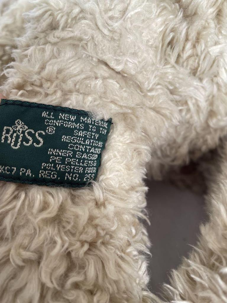 [USED] RUSS Beige Teddy Bear Plush Toy