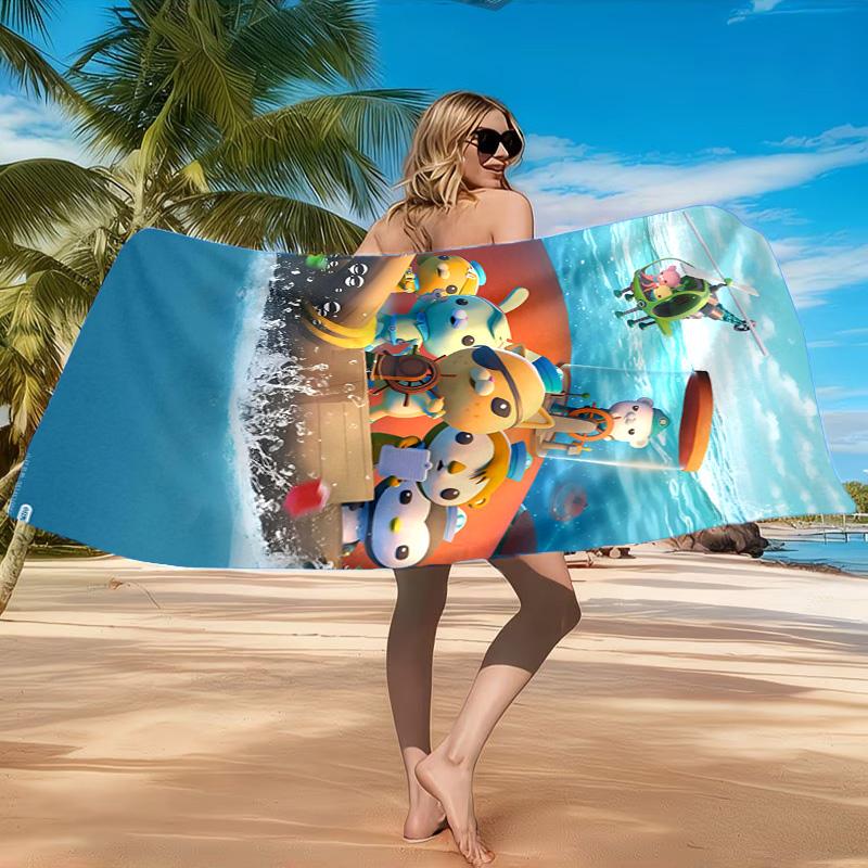Ocean Explorers Adventure Beach Towel, Quick-drying, Easy to Care for, Suitable for Both Fitness and Beach Vacations,Sports Essential