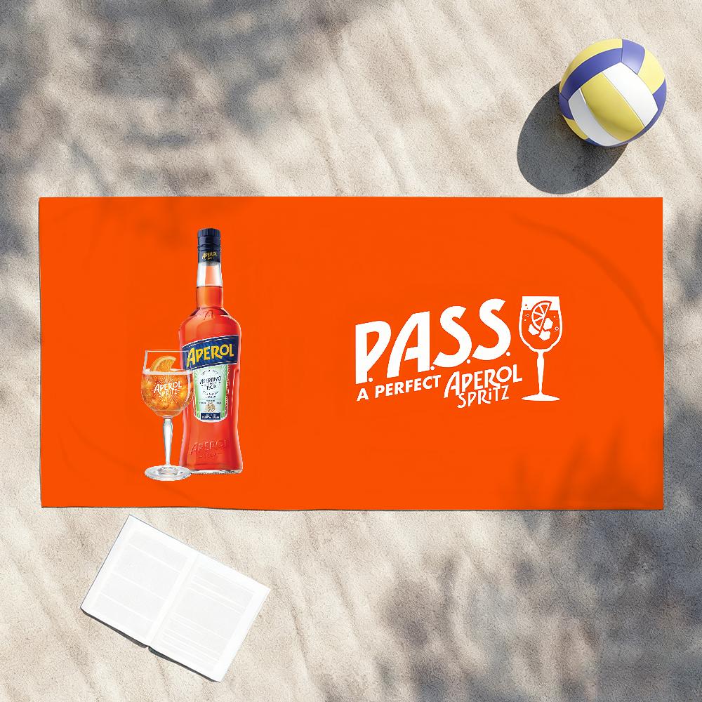 

A-Aperol-Spritz Крутое Модное Полотенце Душ Сауна Путешествия Спа Быстросохнущее Аксессуары для Тренажерного Зала Мягкое Большое Пляжное Полотенце W30*H60(CM)