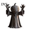 Halloween Kürbismann Figur 3D Gedruckte Figur, Gruselige Zombie Statue für Regalornament Heim Büro Schreibtisch Dekoration Klein