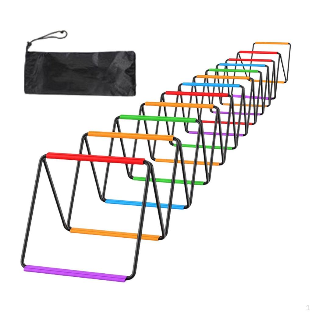 Agility Ladder Training Equipment Improves Coordination Soccer Speed Jumping Hurdles