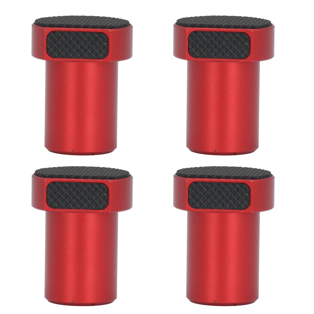4PCS 20mm Bench Dogs with Non Slip Pad Aluminum Alloy Table Stop Woodworking Bench Hole Limit Block