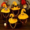 New Pumpkin Witch Hat Headband Halloween Hairband Woman Cosplay Party Girls Hair Accessories