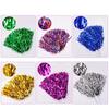 Cheerleading Pom Poms Cheer Balls Finger Type Gold Yellow Pink Red Green Blue for Hand Dance Girl Kids Women Pompoms Accessories