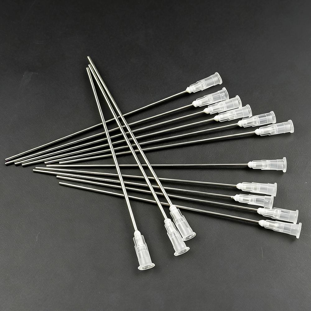 10cm Blunt Tip Dispensing Needles, Long Industrial Glue Applicator Needles for Syringe DIY Craft Liquid Dispensing