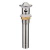 Modern Bathroom Basin Water Drain Pipe Flip Pop Up Strainer Sink Wash Overflow Drain with Easy Installation