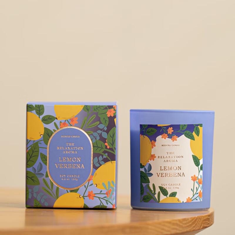Lemon Verbena Soy Wax Scented Candle