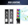 Innovative Cooling Fan for P5 Slim/Professional Console with Colorful LED Lighting Effect Build-in 3pcs Low Noise Fan