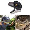 Jurassic Dinosaur Mask with Opening Jaws Eyes & Adjustable for Head Strap for Adult & Kids Nose Opening for Visibility