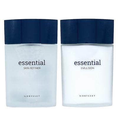 Essential by 2-piece Set Men's Skin Lotion Set Containing Rich Mineral Ingredients, 1 Set