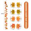 1/3/5PC Artificial Autumn Maple Leaf Decoration Thanksgiving Simulation Maple Leaf Rattan Home Party Decor Autumn Decor Leaves