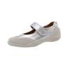 Korean Sle Spor Mary Jane Oes with Magic Tape Anti-Aging Casual Flats Color Blo Soft Flat Bot Women's Footwear