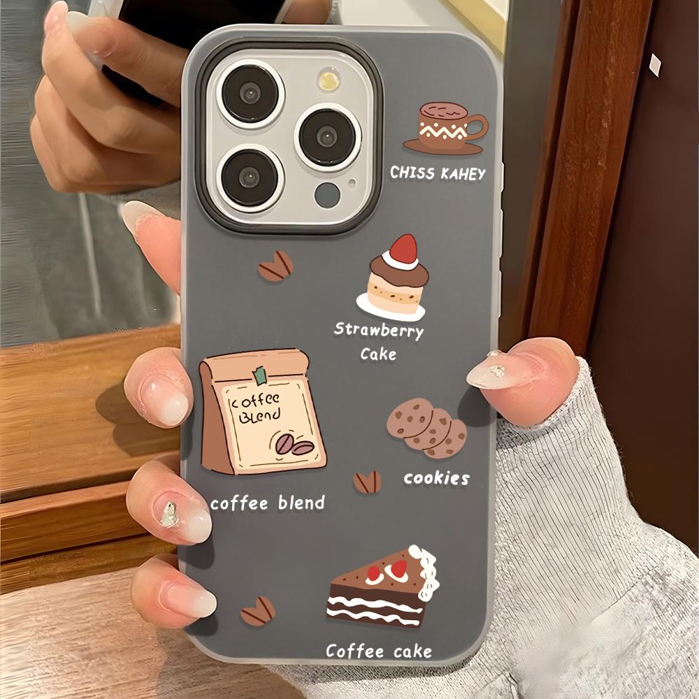 Malovaný kryt na telefon pro iPhone 15 11 13 14 pro 15 16 Pro Max 12 13 16 Pro Roztomilý Módní Vtipný Kryt na telefon se šňůrkou Nejnovější Doporučení Top prodeje