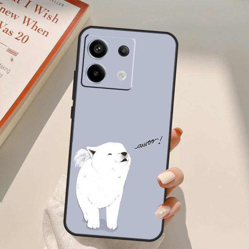 

Samoyed Puppy Funda For Xiaomi Redmi Note 13 14 9 10 12 11 15 Pro Plus Case For Redmi 15 C 12C 13C 14C 10C Redmi 14C