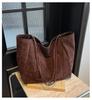 2025 Women's Large Capacity Suede Tote: Versatile Autumn/Winter Crossbody & Commuter Shoulder Bag