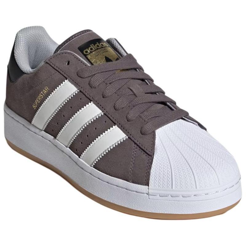 Adidas Originály SUPERSTAR XLG Odolné proti opotřebení Nízké Skateboardové Boty Unisex Tmavě Šedé Tenisky IF3702