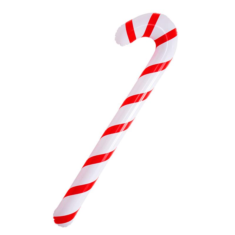 90cm Aufblasbarer Weihnachtszuckerstangen-Ballon Gehstöcke 2025 Weihnachtsdekoration für Zuhause 2025 Neujahrspartyartikel Kindergeschenk