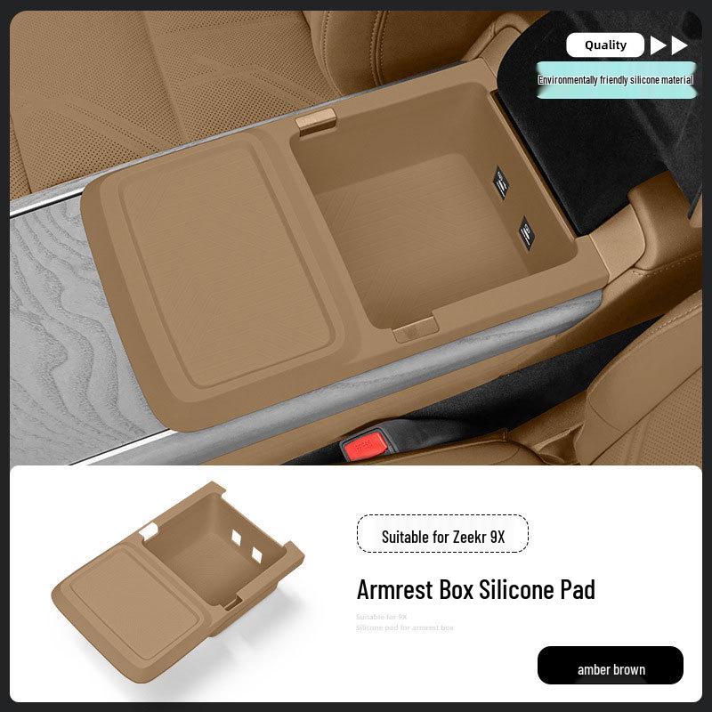 Silicone Pad for Zeekr 9X Armrest and Center Console Storage