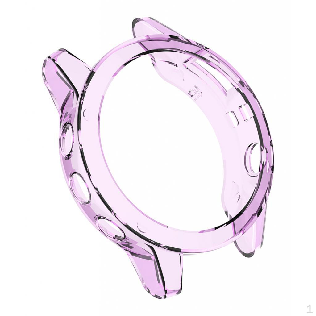 Plating Soft Case Cover for Fenix 5 / Watch Transparent Purple