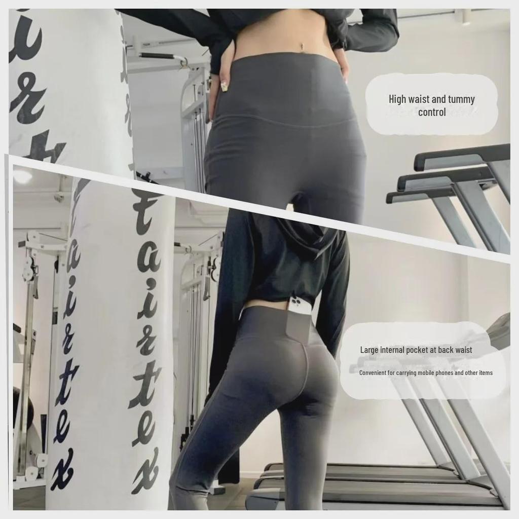 Damen Zweiteiliger Yoga- und Fitnessanzug - Frühling/Herbst Mode für Pilates, Laufen und Sport