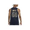 Nike Printed Fashion Sleeveless Basketball Jersey Men jerseys Obsidian True-Gold FZ7317-451