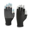 1 Pair Five Finger Touchscreens Gloves With Extended Cuffs And Nonslip Palms For Winter Outdoor Activity