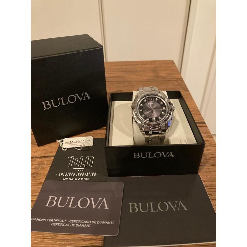 Used Non-operating BULOVA watch diamond decoration