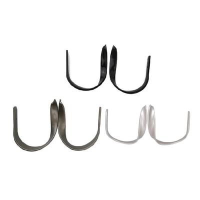 Moderne Metall-Vorhang-Haltebänder 2er-Pack Wandmontierte Gardinenhalter Haken Zubehör für Elegante Innenraumdekorationen