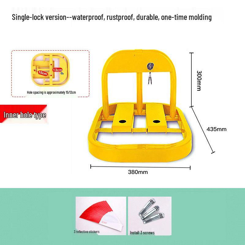 Thickened Manual Parking Spot Floor Lock - Anti-Occupation Barrier