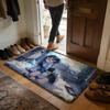 AAzur Lane Floor Mat Soft Flannel Absorbent Mat Non-Slip Rug Home Bedroom Bathroom