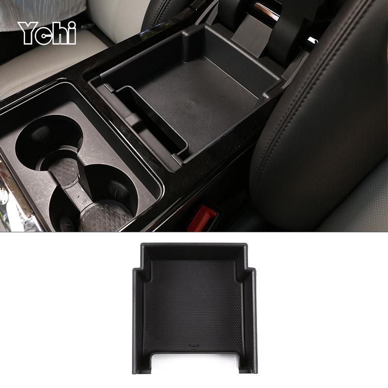 

ABS Black For Land Rover Range Rover Evoque 2012-2026 Car Central Control Armrest Box Storage Box Phone Tray Car Accessories